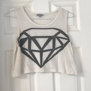 Diamond crop top